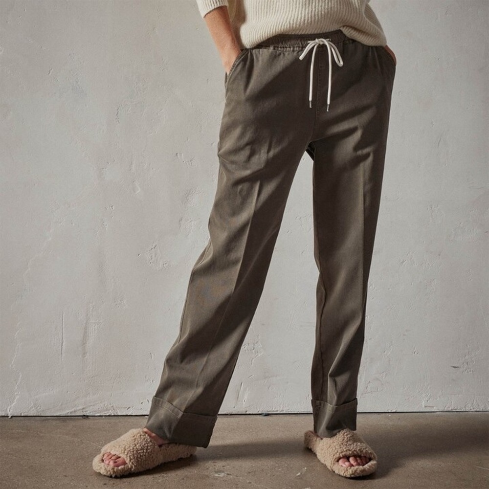 James Perse Brushed Cotton Twill Cuffed Trouser size 1/S excellent condition